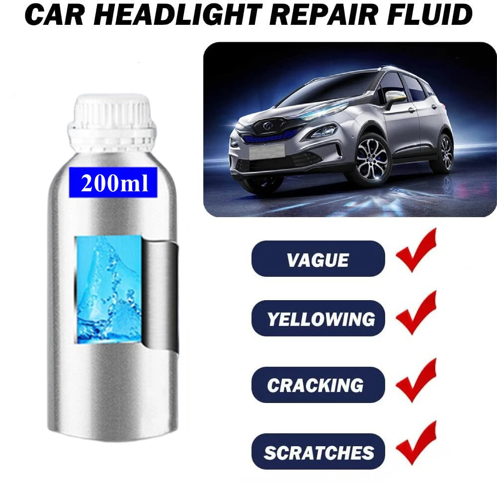 Headlight Restoration Renewal Kit Chemical Polish Headlights Car Polymer Liquid Steam Mug Set Repair Headlight Cleaner