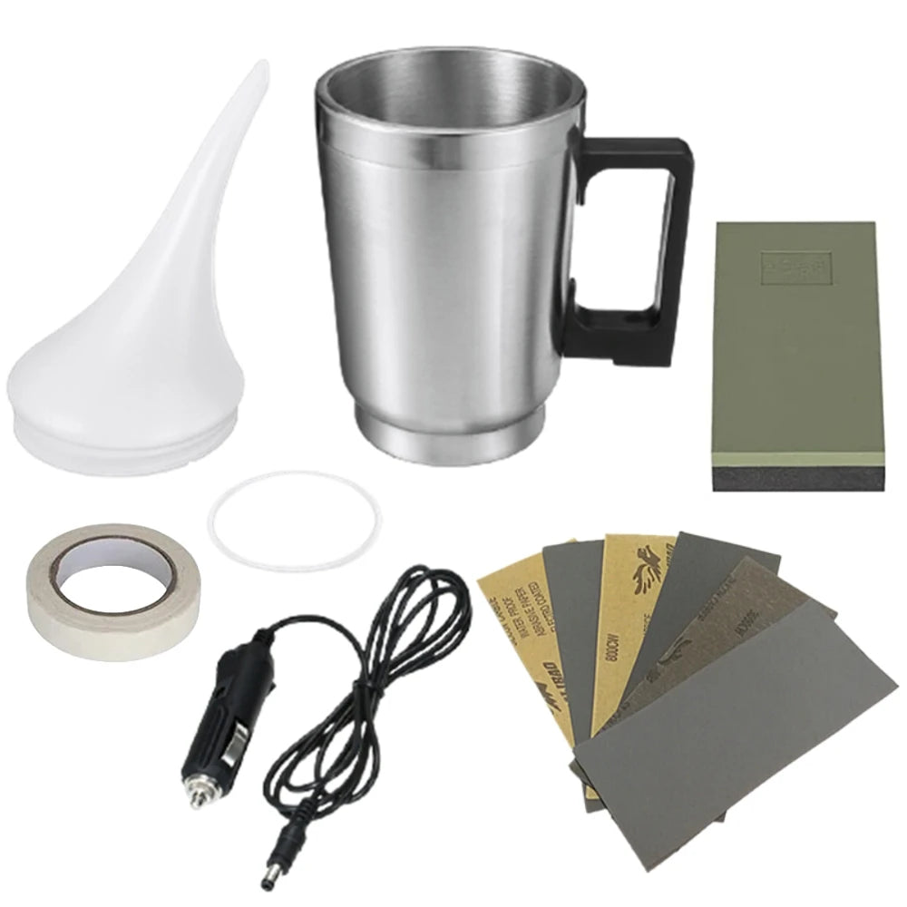 Headlight Restoration Renewal Kit Chemical Polish Headlights Car Polymer Liquid Steam Mug Set Repair Headlight Cleaner