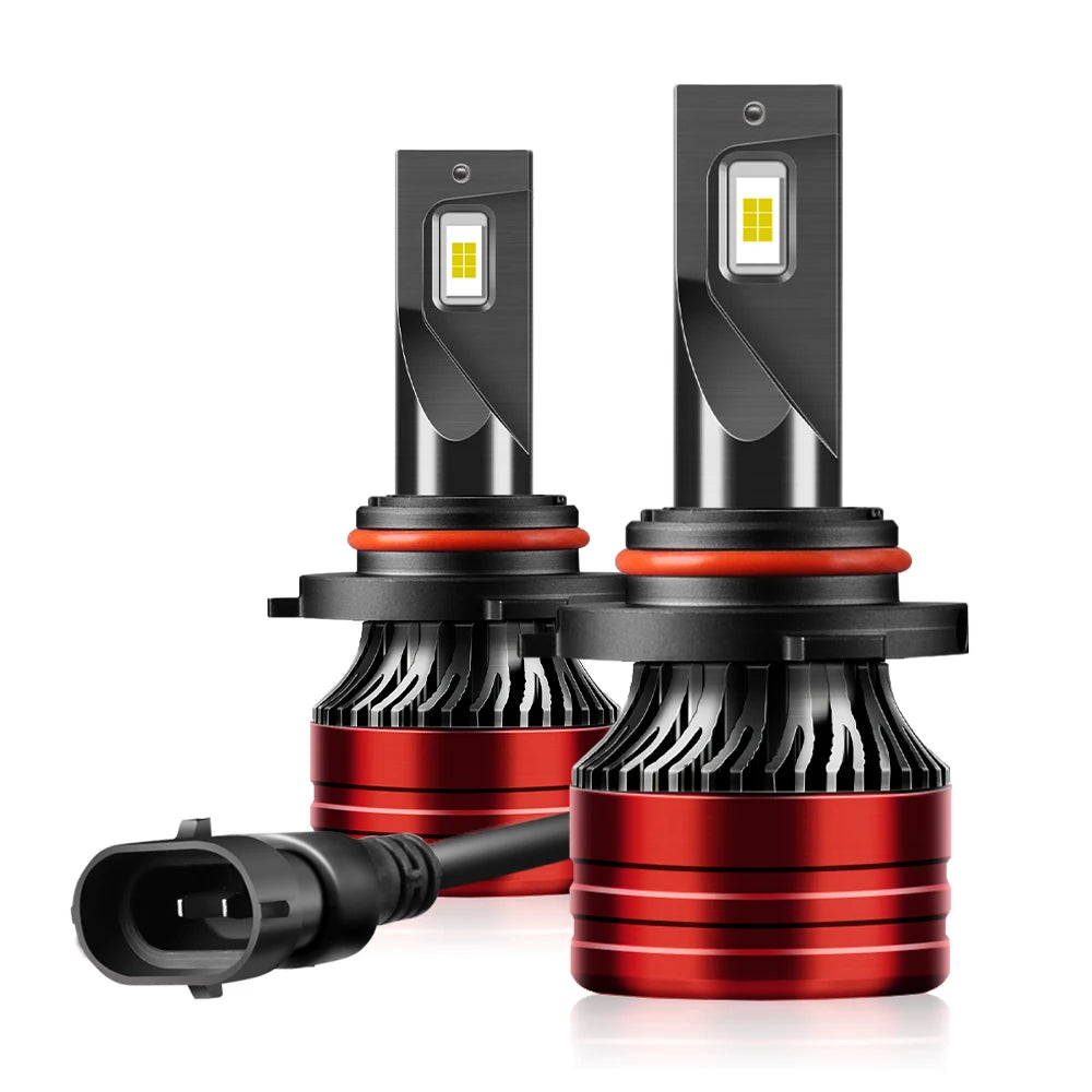9005 HB3 Mini Car Headlight Bulb 60000LM 6000K White Running Front Head Lamp Cooling fan DC12V Auto Headlight