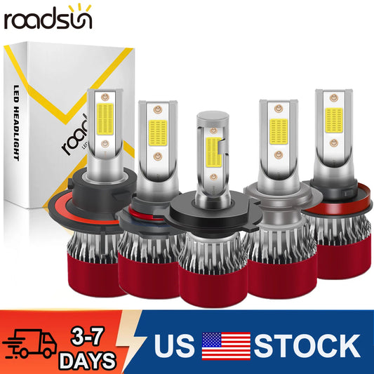 LED H4 H7 Car Headlight H1 Bulb H8 H11 9005 HB3 9006 HB4 9007 H13  9012 Led  headLights 20000LM Turbo Fan DC12V COB Auto Light