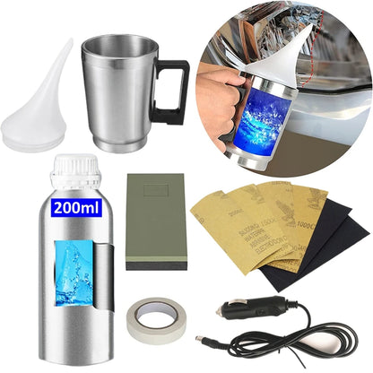 Headlight Restoration Renewal Kit Chemical Polish Headlights Car Polymer Liquid Steam Mug Set Repair Headlight Cleaner