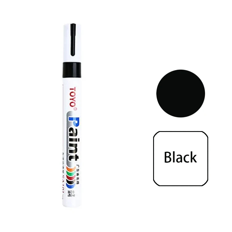 White Waterproof Tyre Paint Marker Pen – Permanent, Pro Grade