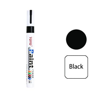White Waterproof Tyre Paint Marker Pen – Permanent, Pro Grade