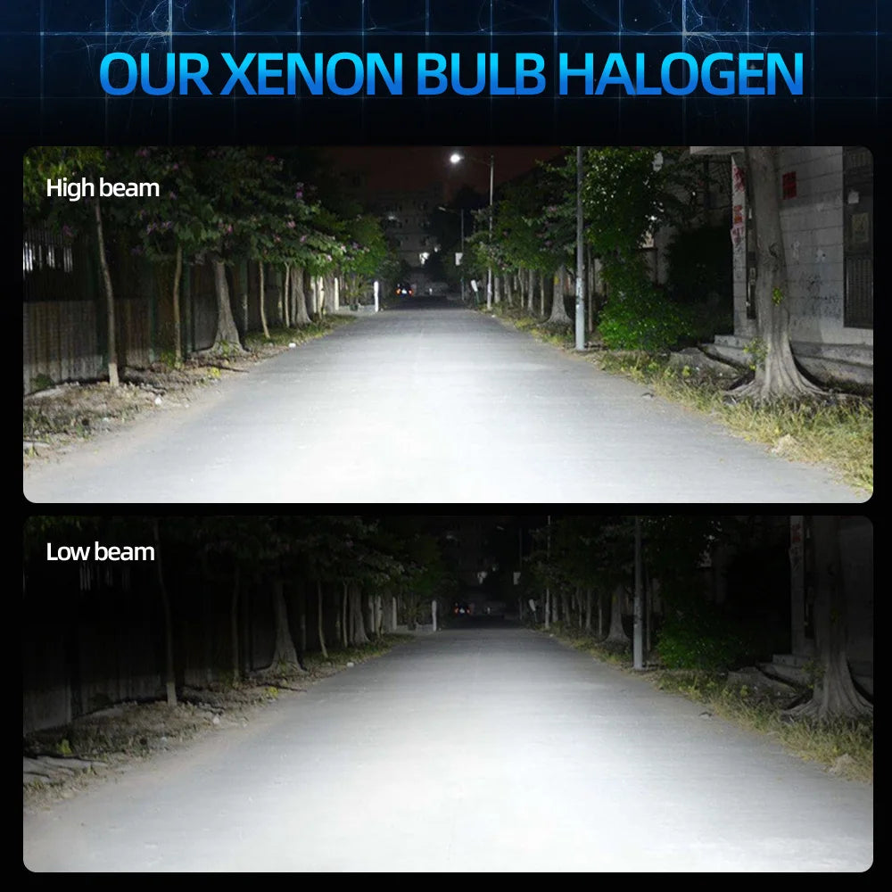 9005 HB3 Mini Car Headlight Bulb 60000LM 6000K White Running Front Head Lamp Cooling fan DC12V Auto Headlight